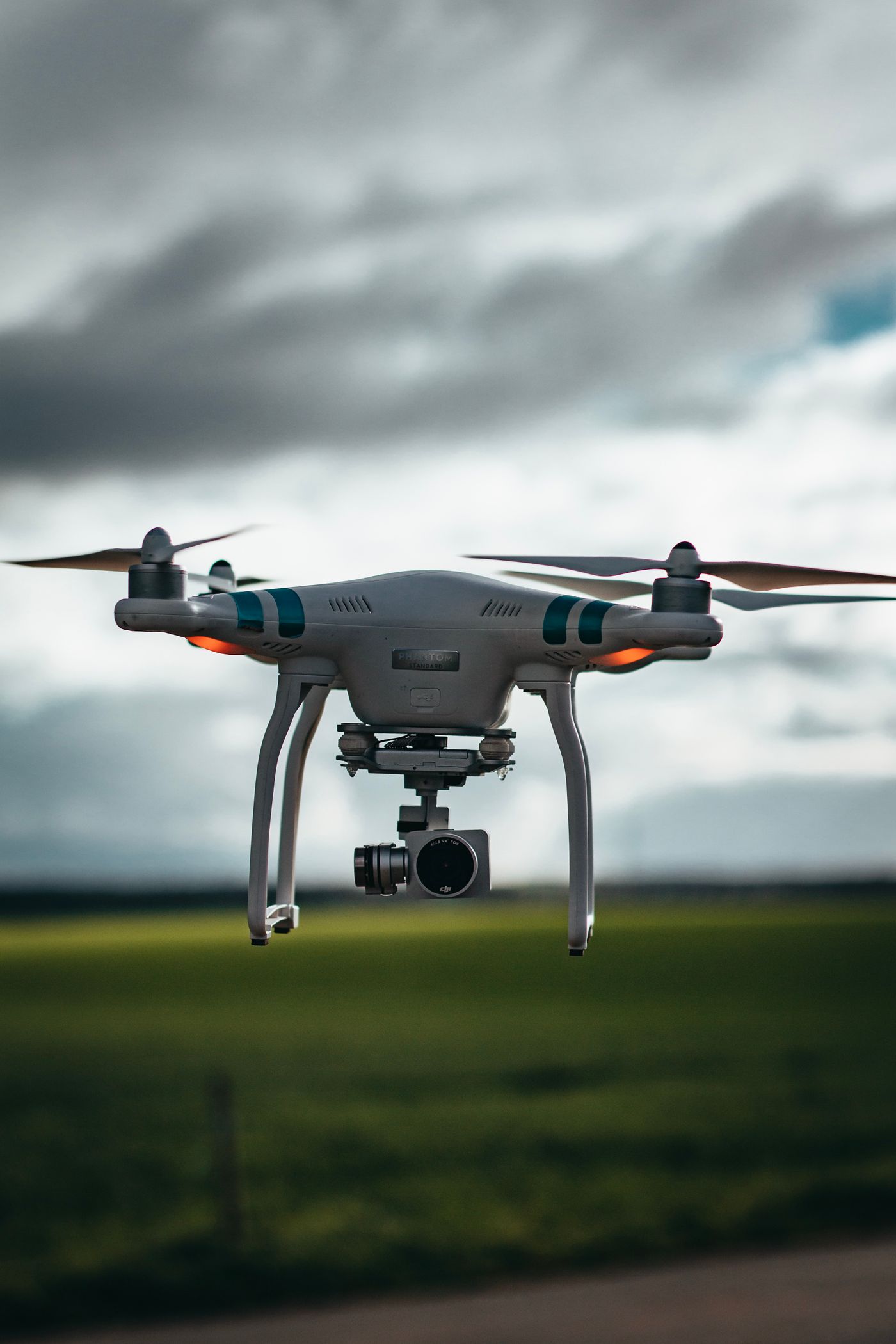 Multirotor drone platform airborne
